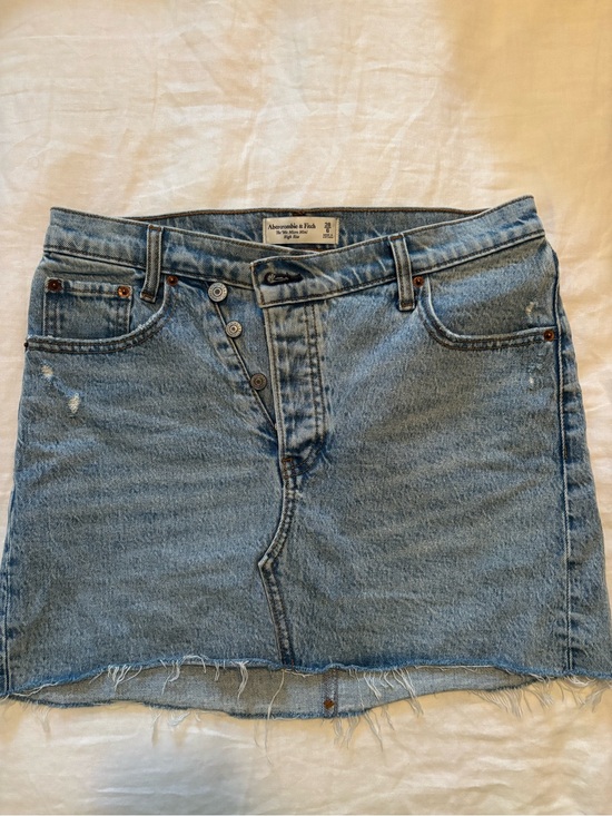 Abercrombie & Fitch Dresses & Skirts - Abercrombie & Fitch A-LineDenim Mini Skirt